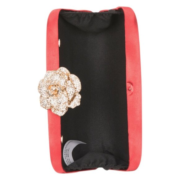 NATASHA Crystal Satin Clutch - Picture 3 of 5